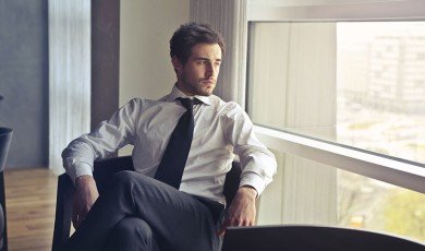 Businessman qualities.